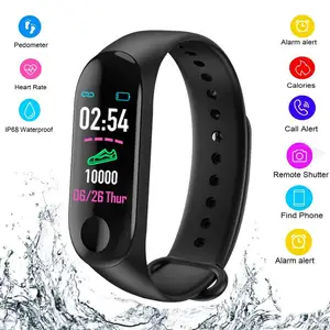 M3 Fitness Tracker Smart Bracelet Heart Rate Monitor