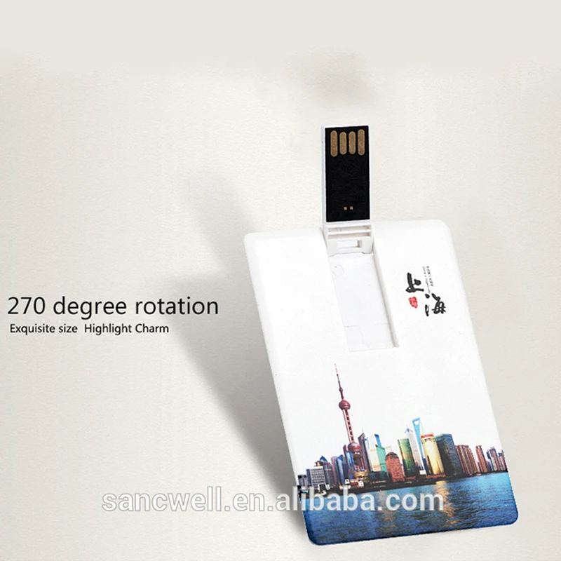 

Credit Card Shape USB Flash drive pendrive Disk Customize photo logo 4/8/16/32/64gb High resolution print