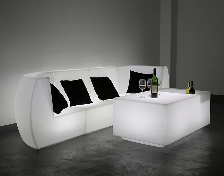 new design led light furniture modern led living room sofa light