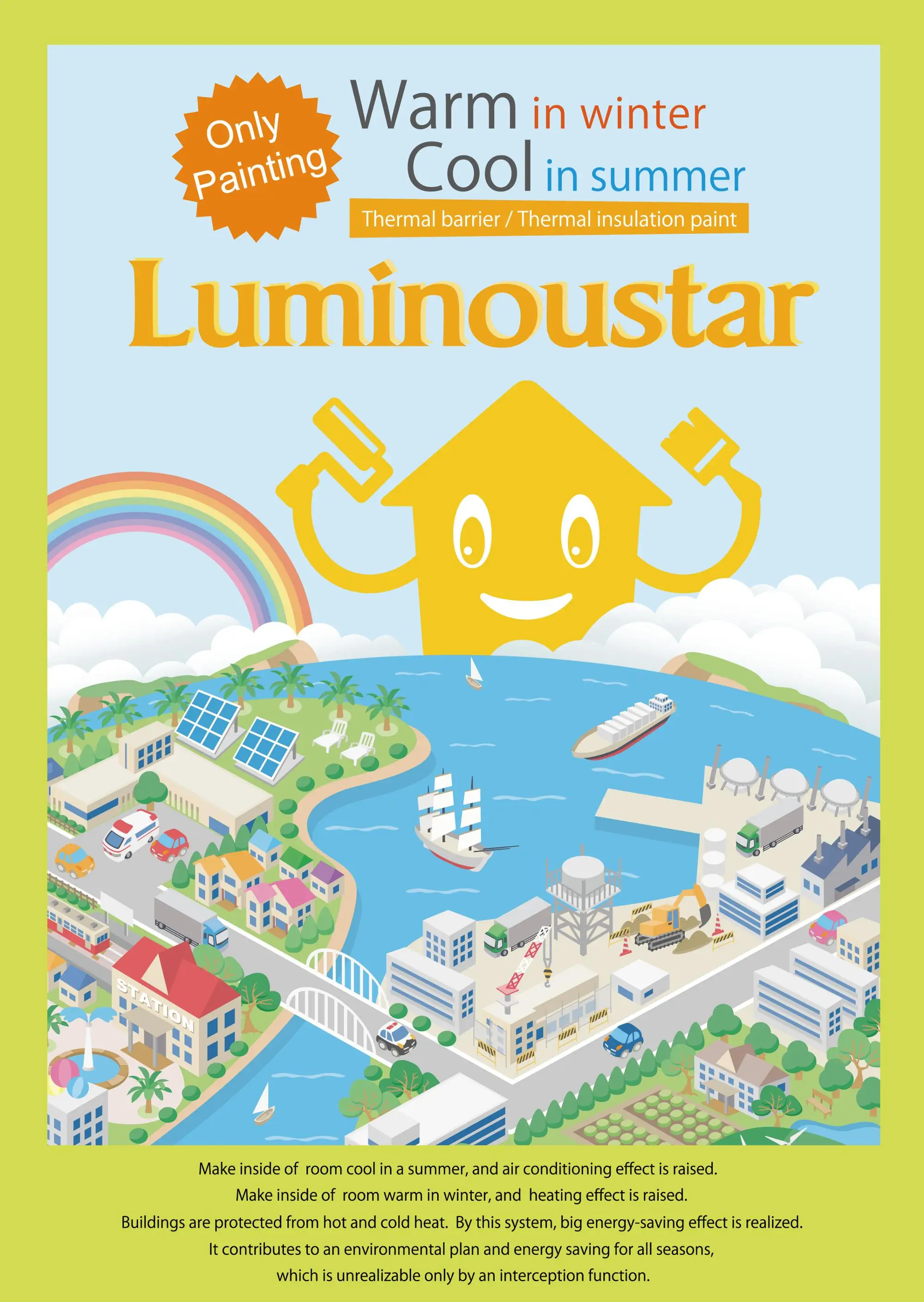 
paints Internal Temperature Drop Control 