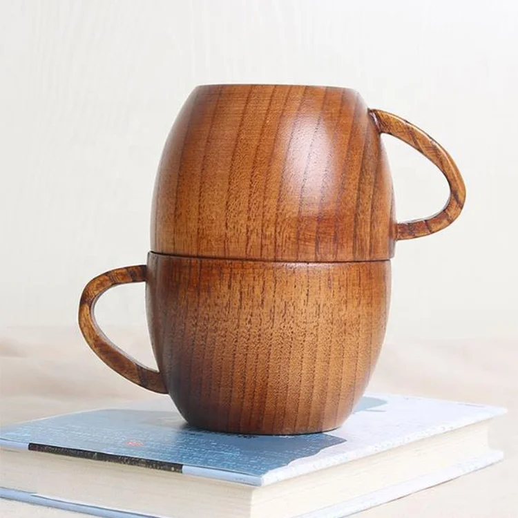 Handmade Wooden Coffee Mugs Elegant jujube wood Cup Best Gift for Coffee Fanatic