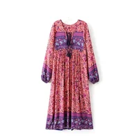 

Wellco 2019 summer new bohemian style dress trend women's clothing