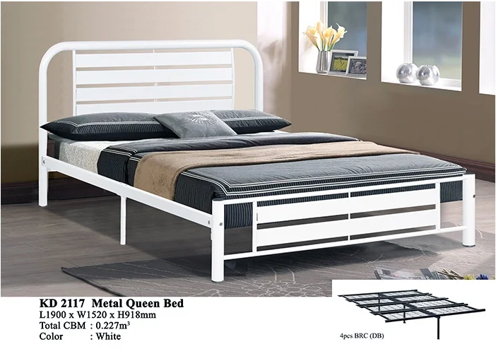 Bedroom Furniture Double Bed Metal Beds Frame Queen Bed Frame Bedroom