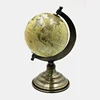 Brass Plating Antique Aluminium Iron Globe For Home Decor