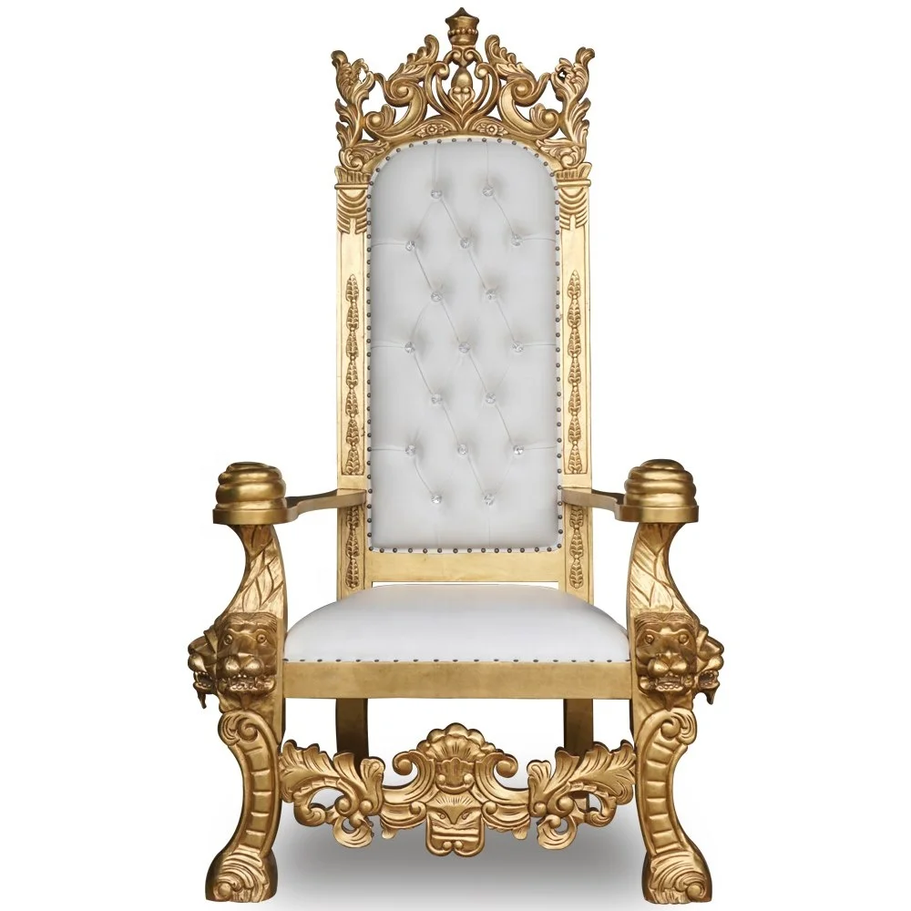 Hot Sale High Back Cheaper King Solomon Throne Chairs High Back Royal