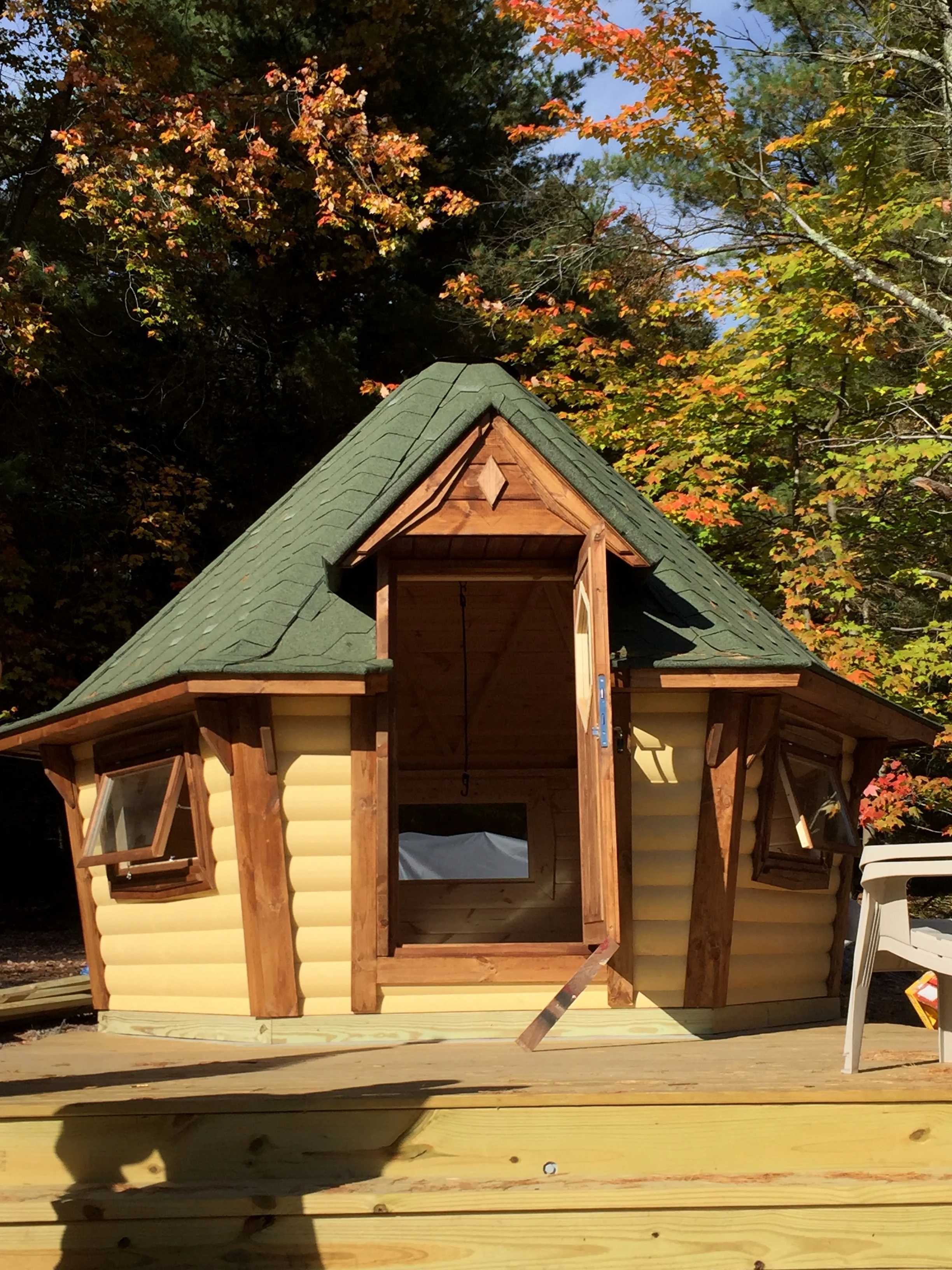 
Luxury Prefab Wooden Grill kota 