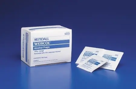 webcol alcohol prep pads msds