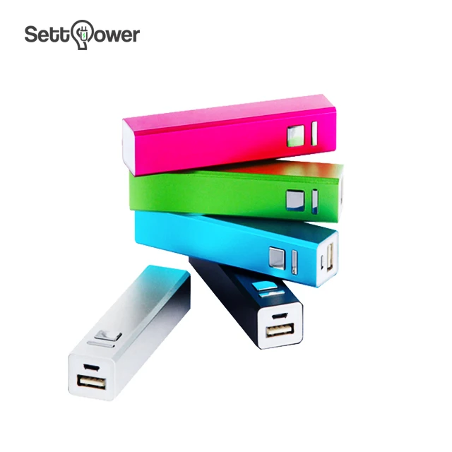 

China suppliers 2600mAh gift item simple power bank powertube PB003, Black,white,blue,red,green