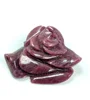 Size 35x35x16mm, 128.8 Cts,Natural Mozambique Ruby Hand Carved Gemstone Ruby Carving Loose Gemstone