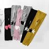 Spring and autumn cotton five-pointed star love girl leggings