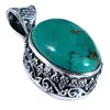 Handwork 925 sterling silver Natural Turquoise Gemstone Pendant Jewelry Manufacturer