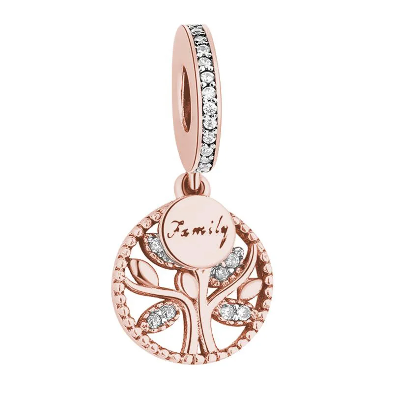 

Bracelet Making Jewelry Diy Accessories Zinc Alloy Metal Crystal Family Tree Shape Necklace Charm Pendant