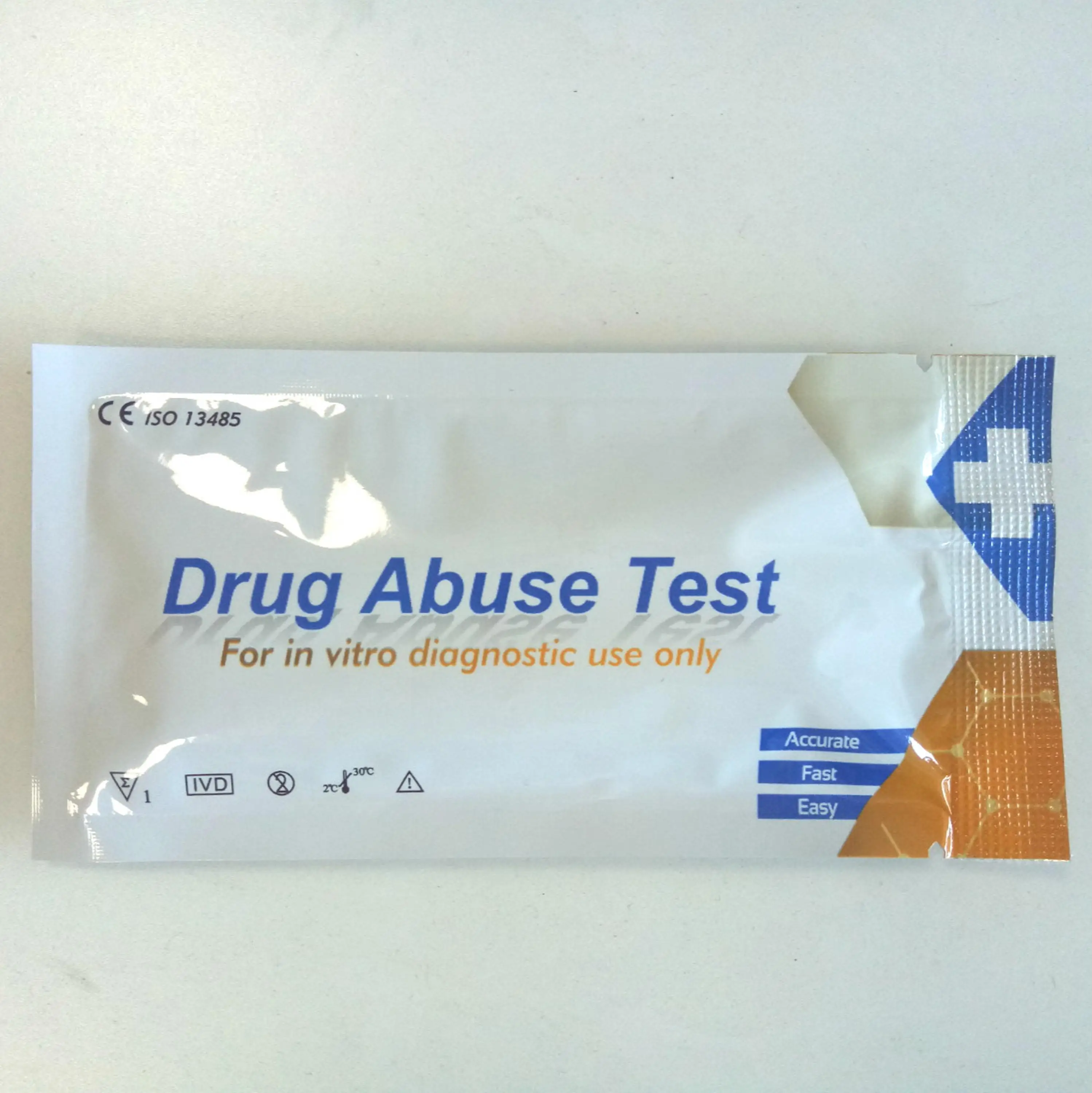 Home Easy Use Single Drug Test Strip Opi/boz/ket/met/amp/thc Drug Abuse