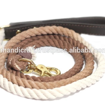ombre rope dog collar