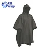 Promotional black customized PE PEVA EVA disposable womens adult rain coat poncho