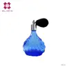 Refreshing color ocean blue wave shape perfume glass bottle 100ml empty perfume spray bottles
