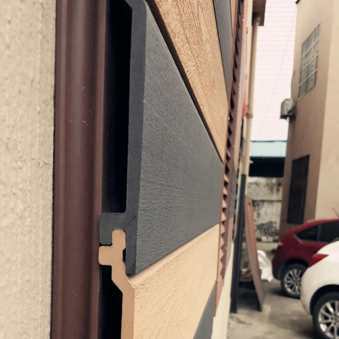 

Exterior wall panel wood plastic composite wood cladding better than pvc wall panel, Coffee,red wood, teak wood,dark grey,brown,chocolate,white