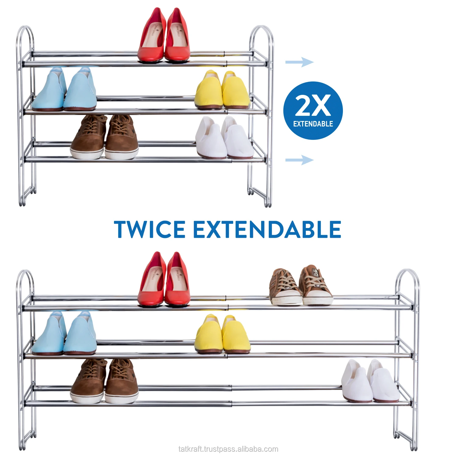 Tatkraft Maestro Heavy Duty Shoe Rack Steel 3 Tier Extendable Buy Metal Shoe Rack Extandable Shoe Rack Shoe Rack Cabinet Product On Alibaba Com