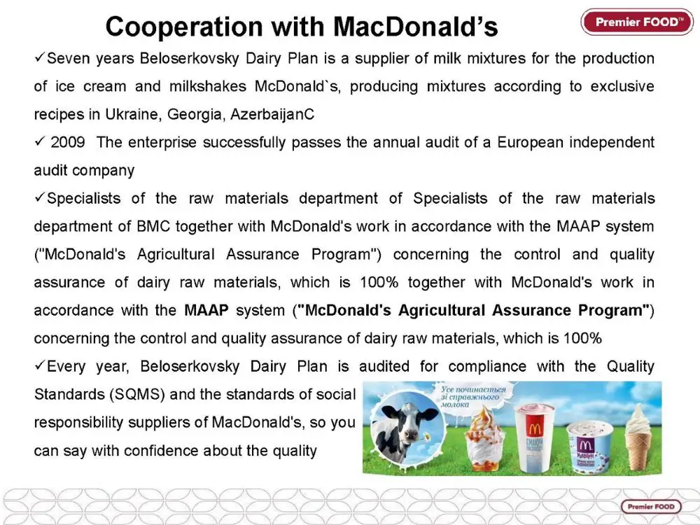 
Milk mixture with best quality ingredients for ice cream and milkshake 3,5% FAT 