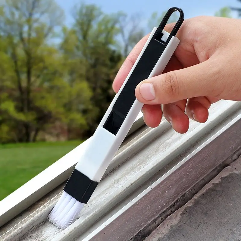 
Household Multi-function 2 in1 Dustpan Tool Window Groove Gap Door Keyboard Cleaning Brush for bugs 