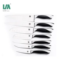 

Stock commercial knife new design utility kitchen 6pcs knife set with abs handle