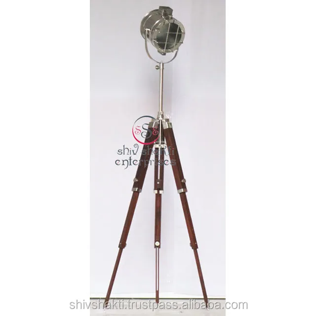 Nautical Spot Search Light, Marine Spot Searchlight With Stand Home Decor