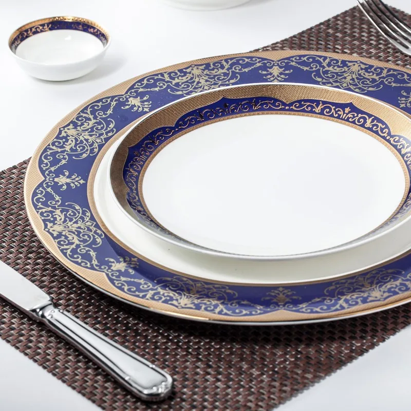 product-flat plate restaurant plates setsfine china dinnerware setsembossed royal classic bone china