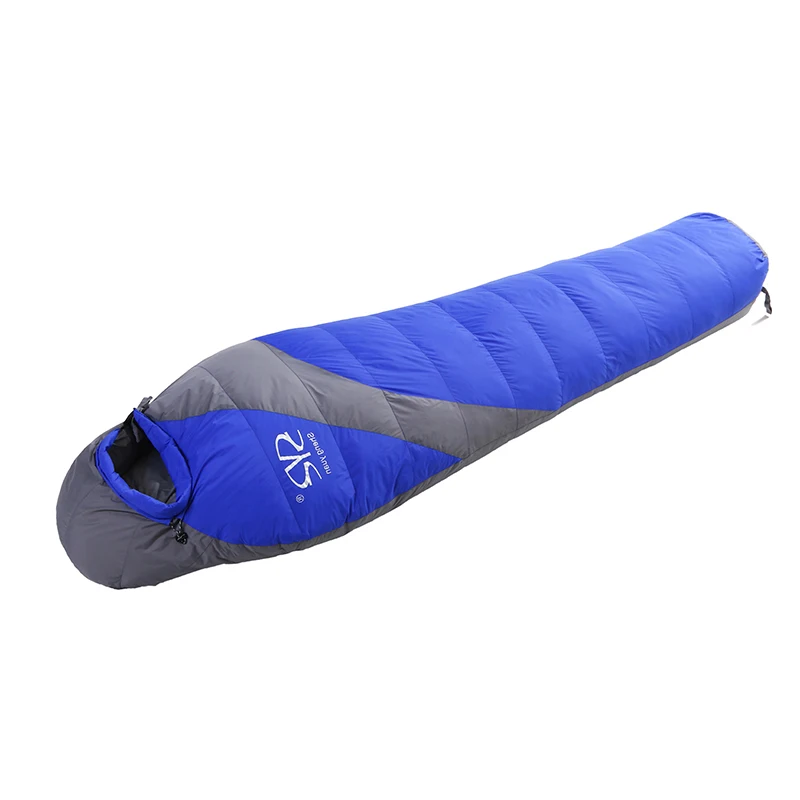 

Wholesale 1600g Filling Duck Down Sleeping Bags for Cold Weather, Blue;orange;customized