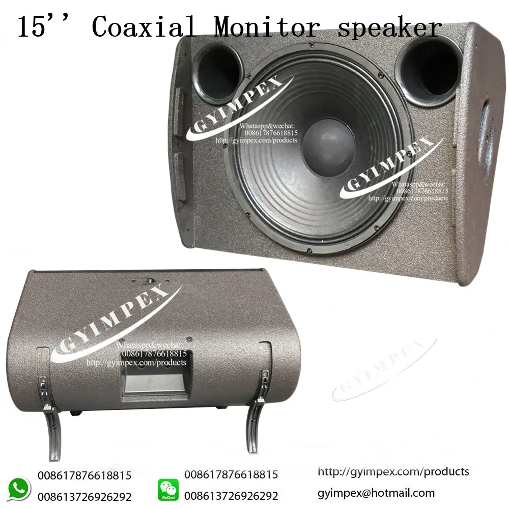 Professional Stage Monitor Hiq Coaxial Speaker Box Active Acoustics 15