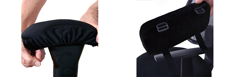 Washable Arm Supporter Chair Pad, Elbow Protection Hook & Loop Fastener Arm Cushion,Adjustable Memory Foam Pad For Arm Rest
