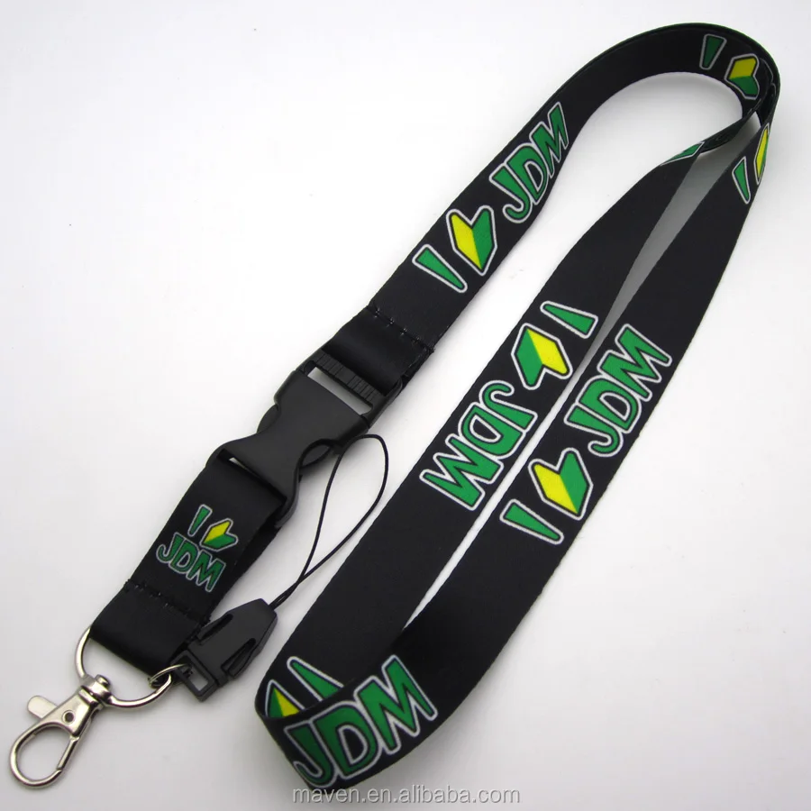 

Thermal Transfer I Love Jdm Lanyard Neck Strap Rope ID Holder MV34F033