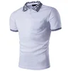Brand black Polo Men Short Sleeve 2017 Male Summer Fashion Solid Color White Polo Shirts Casual Style Polo