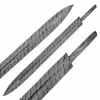 CUSTOM HANDMADE DAMASCUS STEEL VIKING STYLE SWORD BLANK BLADE DOUBLE EDGE CAMPING SWORD
