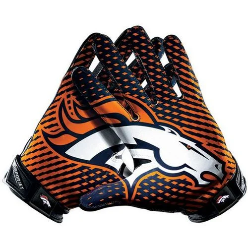 kids broncos football gloves