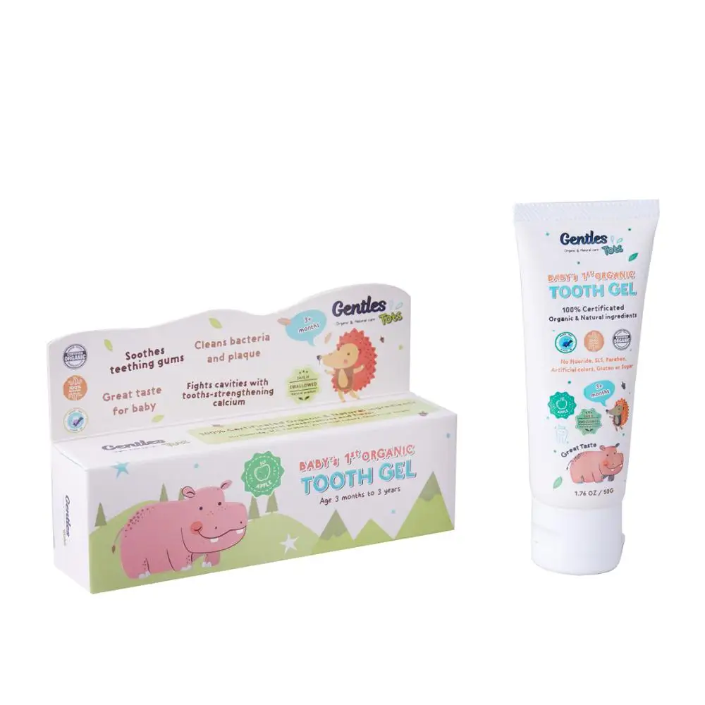 
Fluoride Free Organic Toothpaste Gel for Kid age 3 months-3 years 