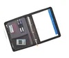 Used Perfect Zipper Soft Pure Leather 4 Ring Binder / Zip Around Compendium Ring Binder A4 Business Leather Portfolio With Cards