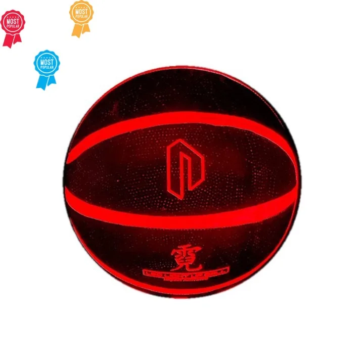 

Wear-resisting Pu Leather Light Up Basketball, Customize color