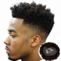 

Afro Hairpieces Man Hair Wig Natural Toupee,Afro Toupee For Black Men Thin Skin Ng Toupee Hair Wig Hair Replacement System