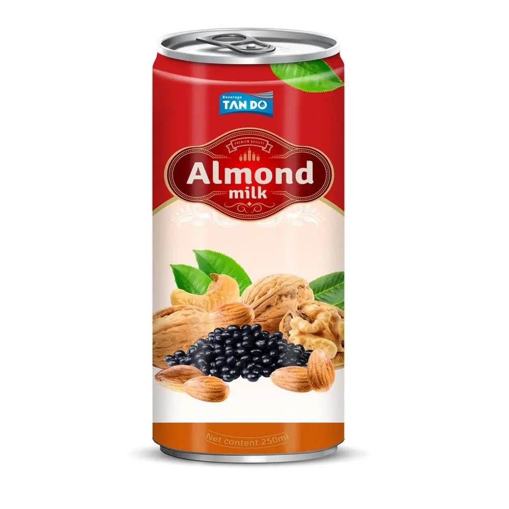 
Aluminum can flavored almond milk private label  (62023522711)