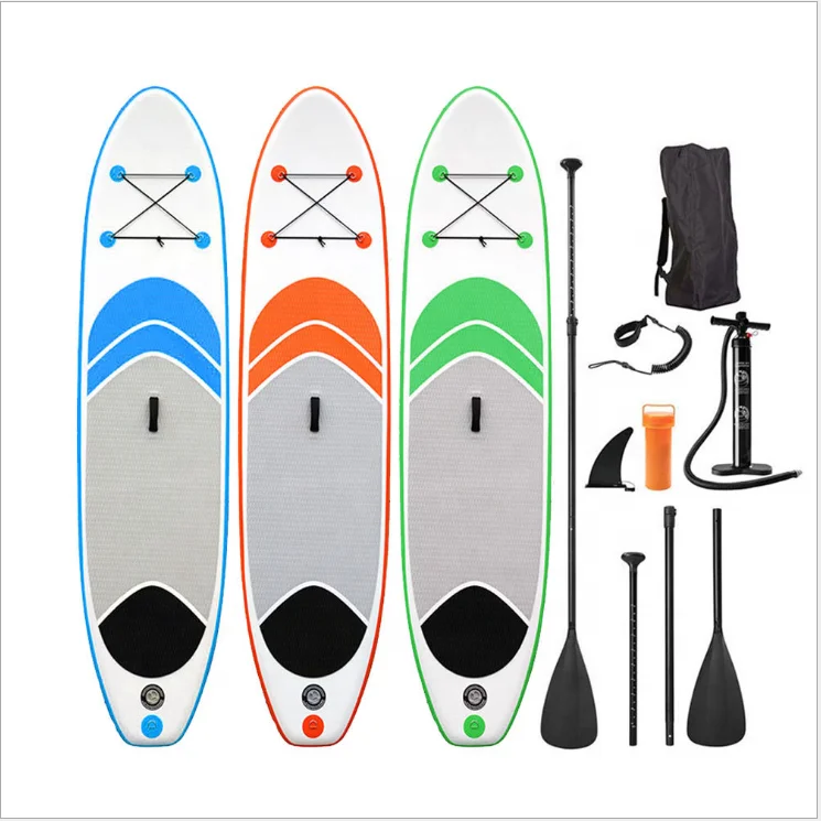 

In stock Drop Stitch PVC Inflatable Standup Paddle Board, Can be customized