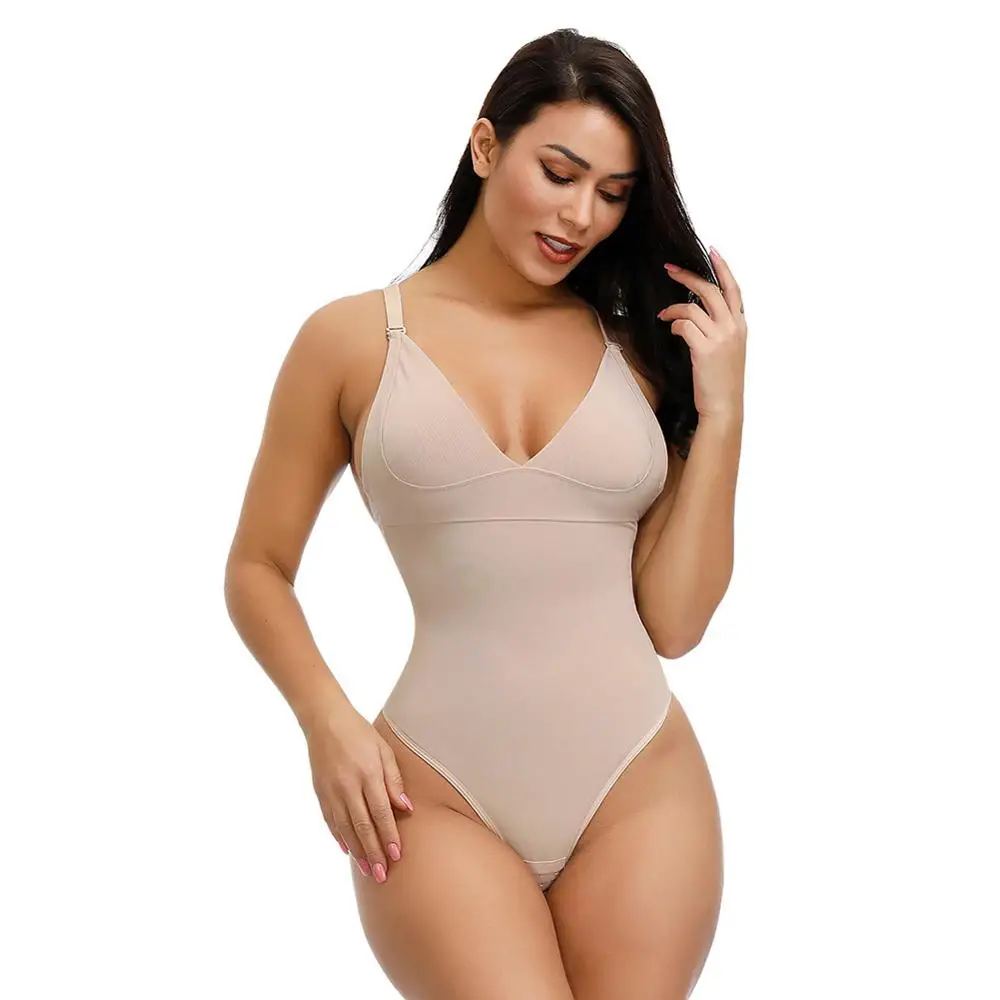 Plus Size Breathable Straps Design Custom Bodysuit Women Body Shaper