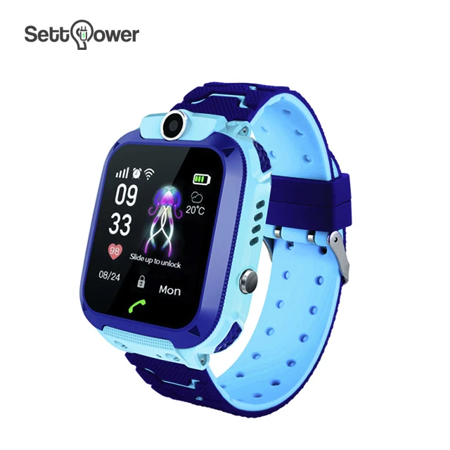 

Smart watch waterproof child anti-lost SOS call GPS positioning children's smart watch Settpower Q12