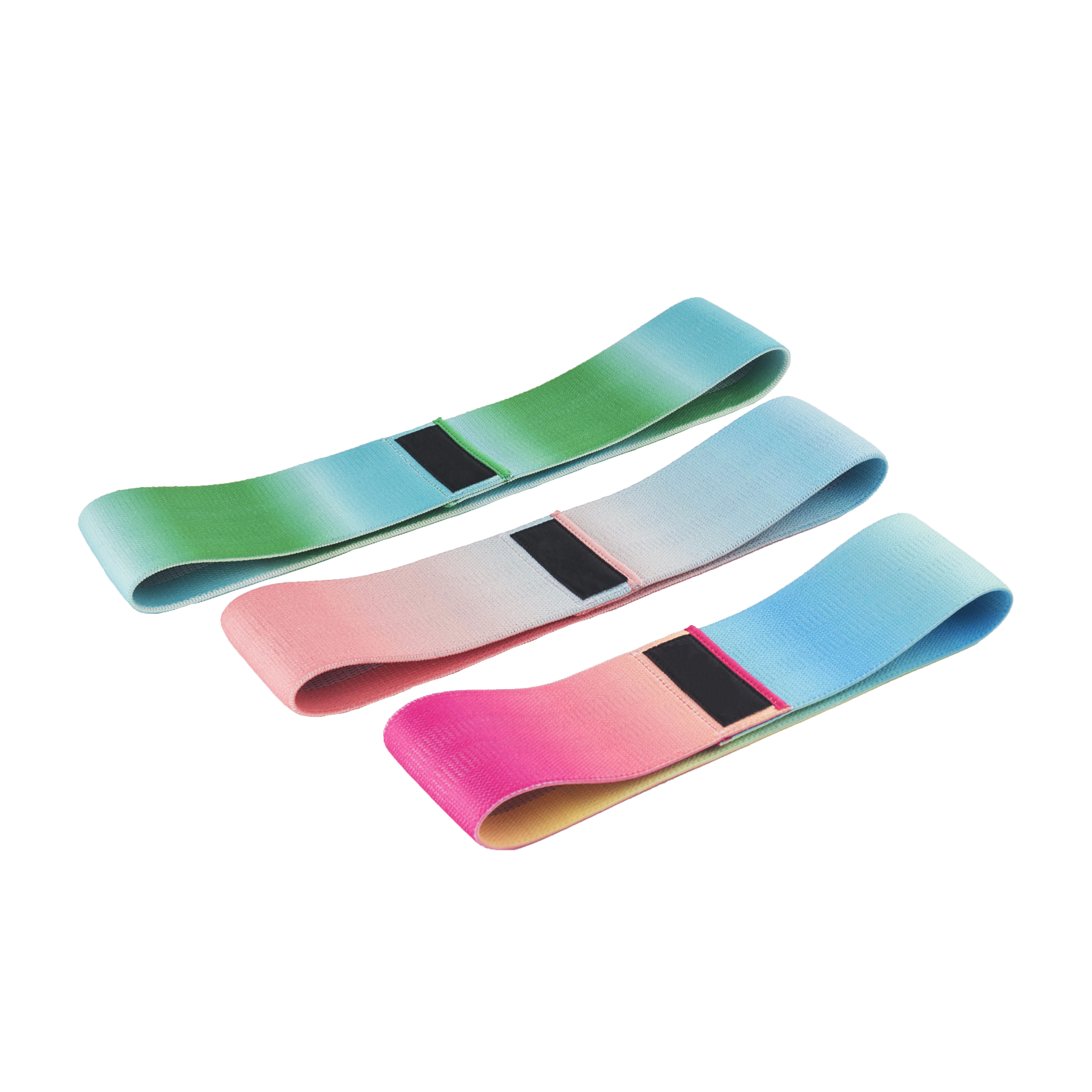 
gym nylon yoga resistance band with custom logo 