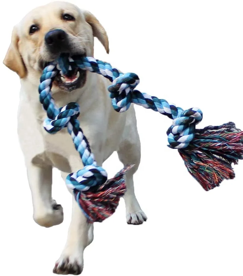 

Dog Rope Toys for Aggressive Chewers Tough Rope Chew Toys Pet Toys Playing for Large and Medium Dog All-season Availble Nylon