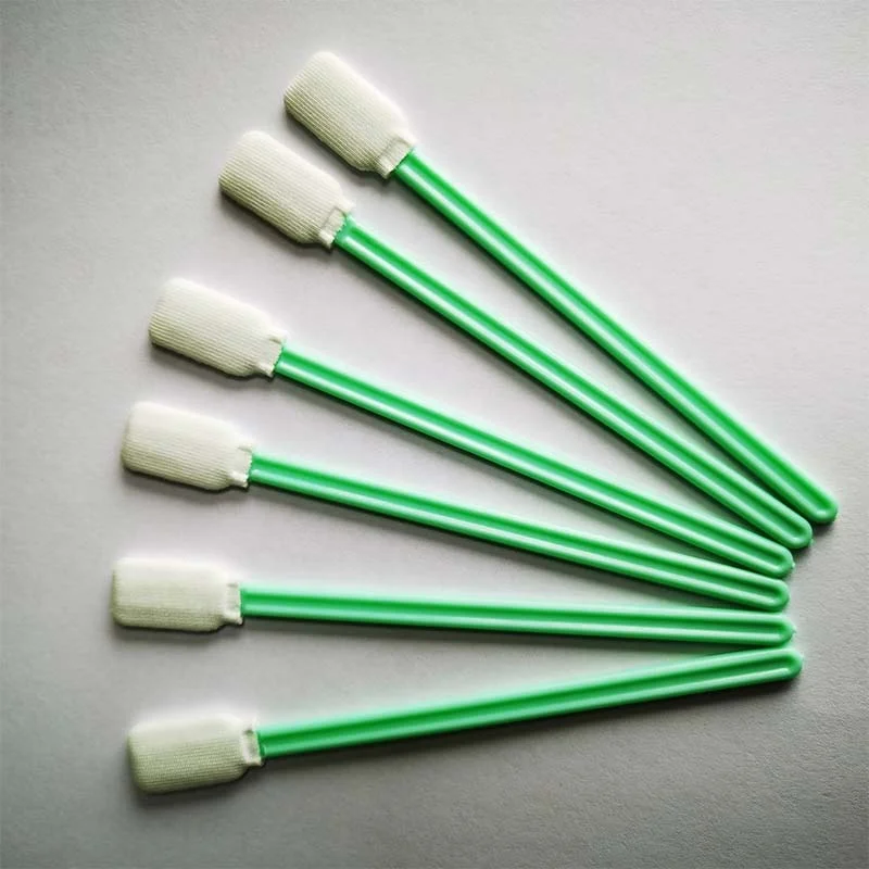 

Sponge flat head clean cotton swab laser lens clean cloth head cotton swab stick cleaning rod