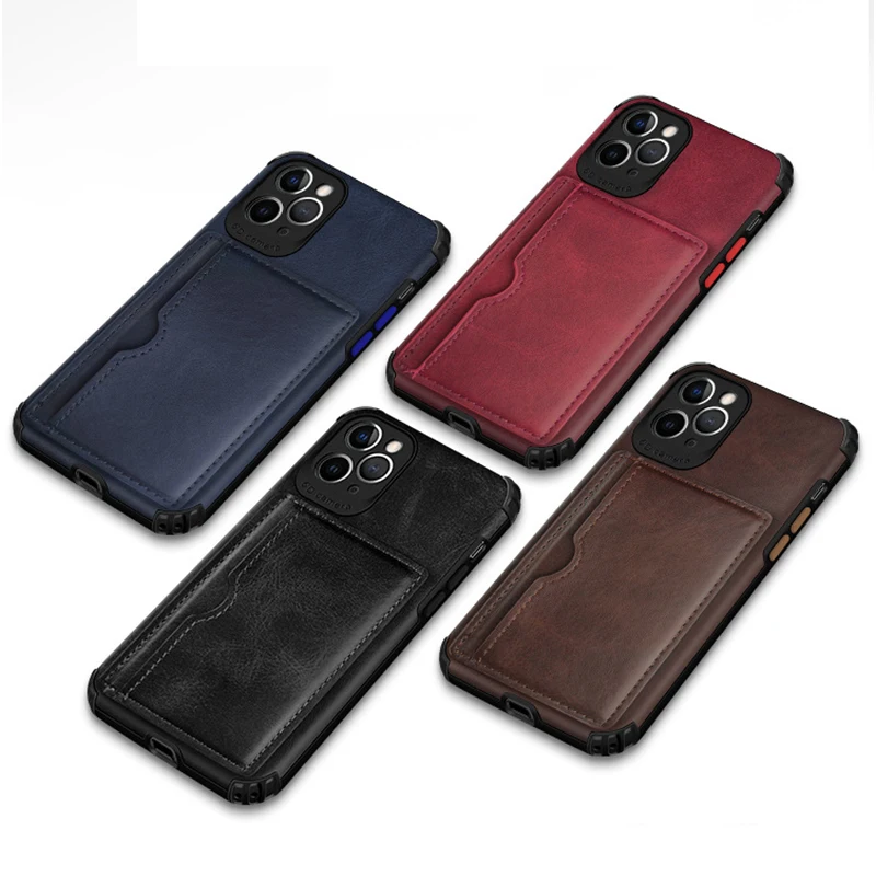 

Wallet Card Holder For iPhone 12 Pro Max Leather Case For iPhone 12 Leather Case For iPhone 12 Case, Multi