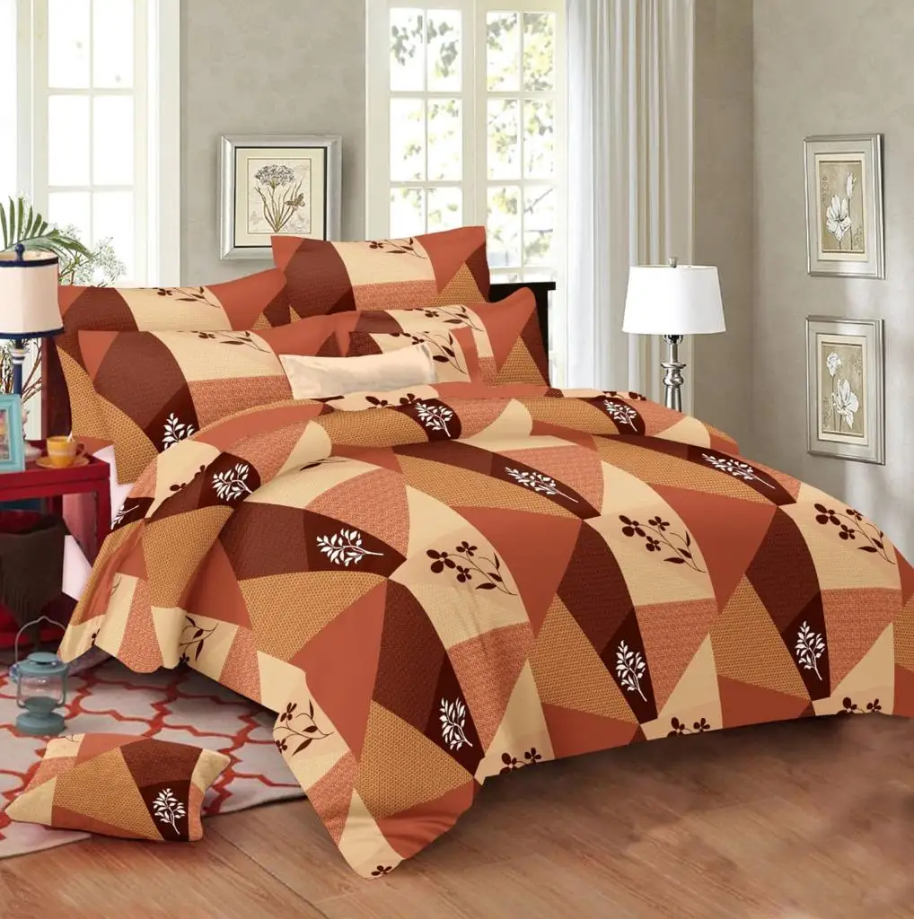 Wholesale Indian Cotton Bed Sheet Modern Sanganeri Print Bedsheet With