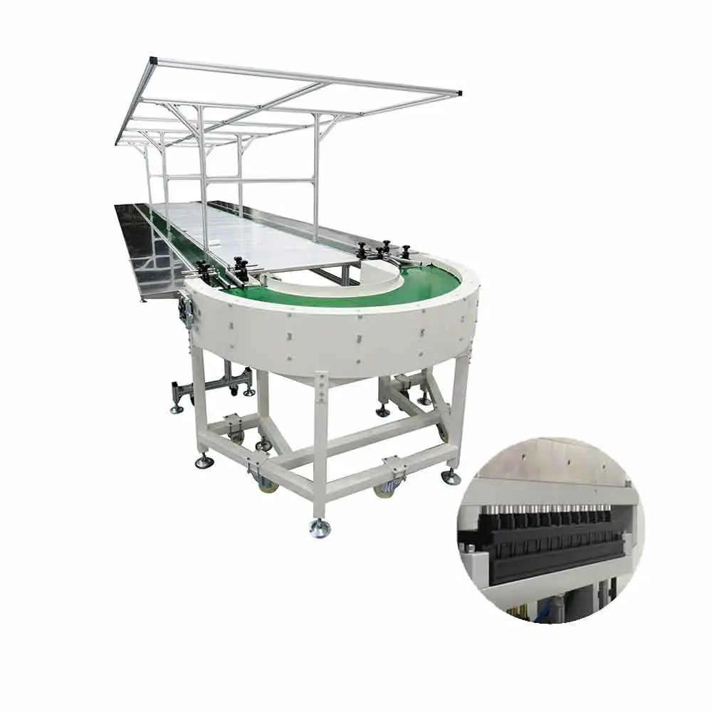 
pvc conveyor belt belt conveyor roller cosmetic product low price 