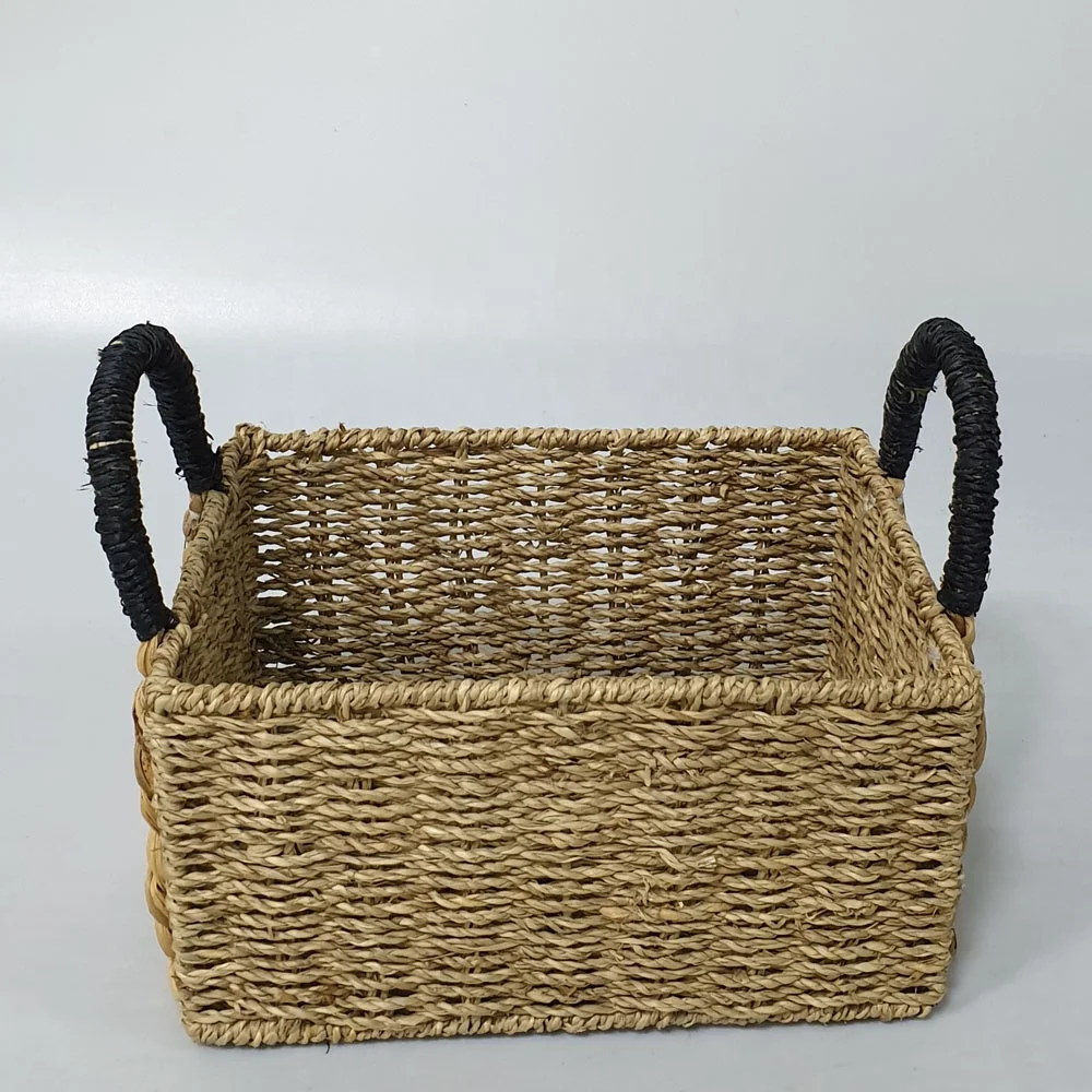 Wicker Baskets For Gifts Laundry Folding Water Hyacinth Woven ...