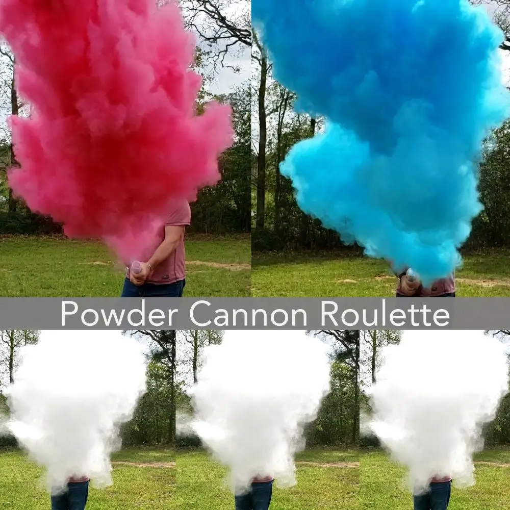
NICRO Gender Reveal Party Pink Blue Color Blower Holi Party Confetti Powder Cannon 